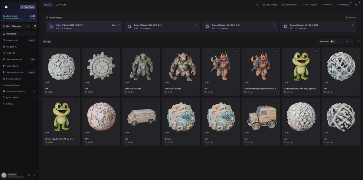 3D models and textures in design software.