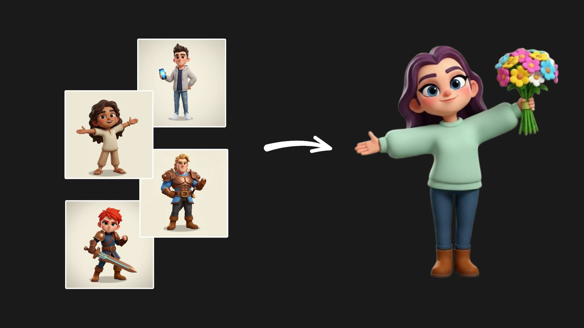 Stylized Character Style - Style-reference | Image Studio